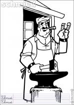 coloriage-forgeron-1